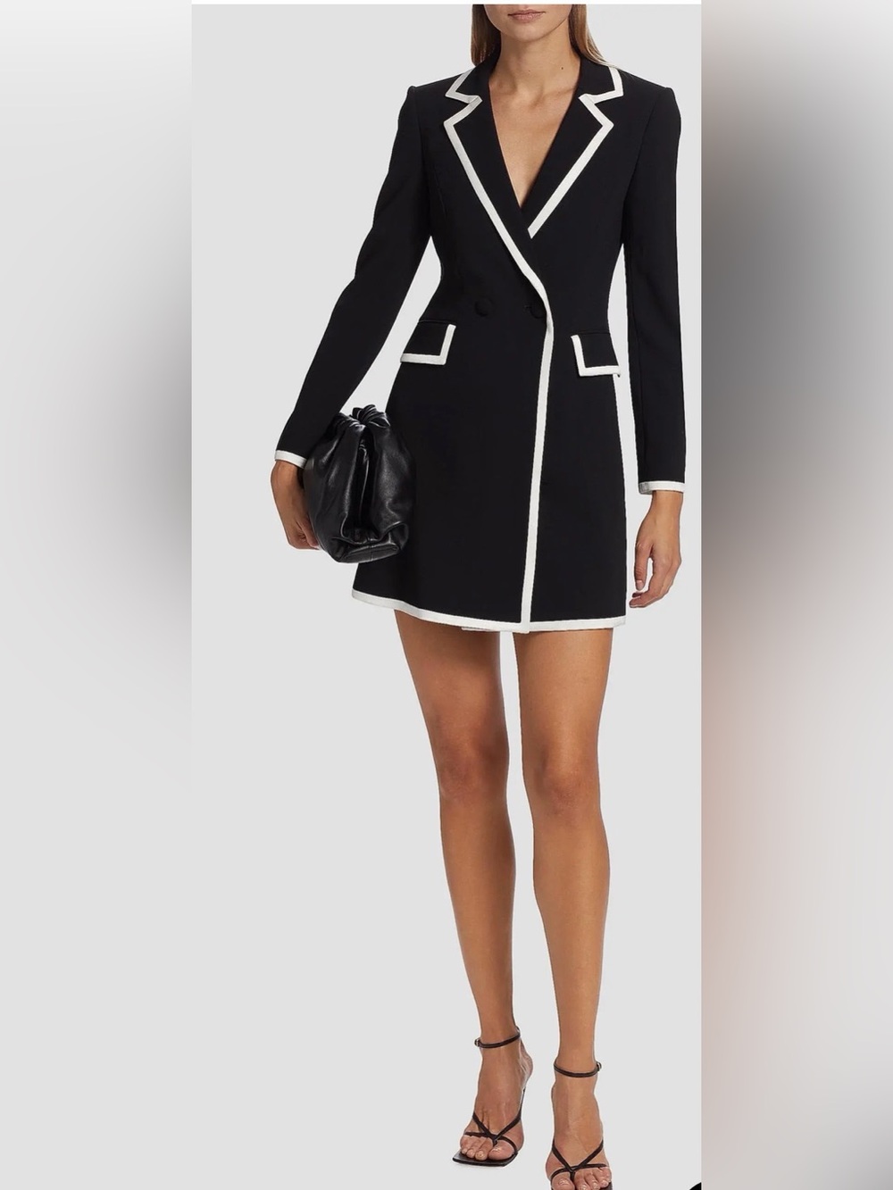 NWOT ALICE + OLIVIA
Kyrie Piped Tuxedo Dress Size 8